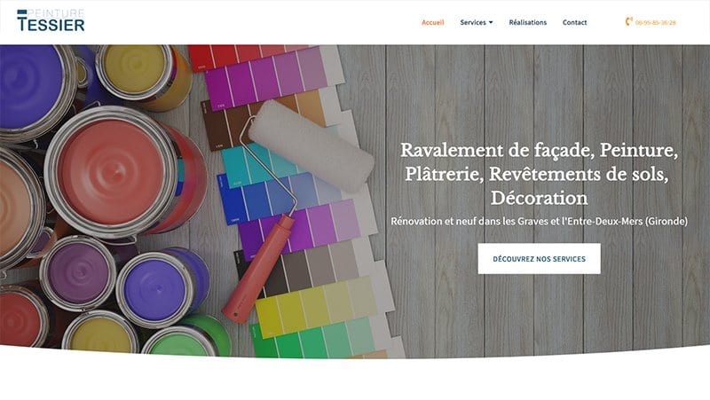 site internet professionnel batiment btp bordeaux