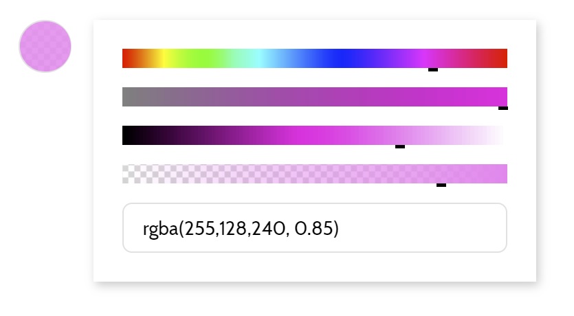 Color Picker preview